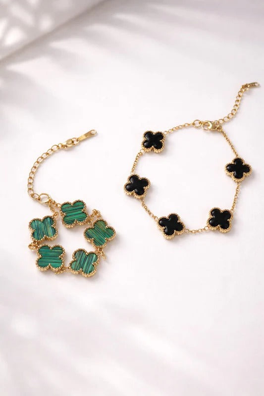 Green stone bracelet