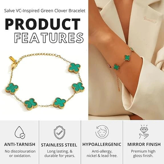 Green stone bracelet