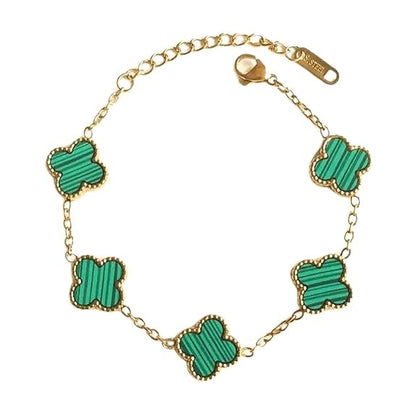 Green stone bracelet